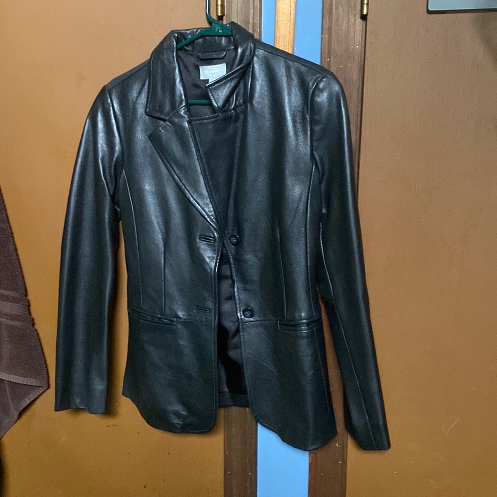 Old Navy leather jacket